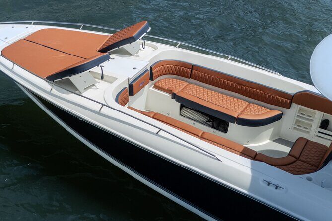 8-hour private tour in a luxurious and fast 41' AWA boat - Crew care and communication: what makes this operator different