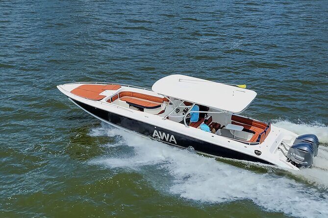 8-hour private tour in a luxurious and fast 41' AWA boat - Choosing the right 8-hour schedule: 8-4, 9-5, or 10-6