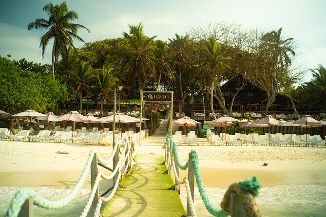 A Day to Private Island Luxury Beach Club with Food - The Island Time: Swimming, Sunbathing, and Non-Motorized Water Fun