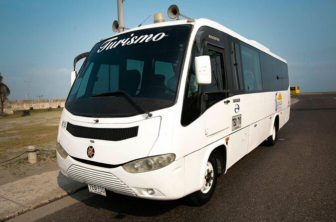 Airport Air Conditioning Bus transfer - Using the transfer to plan your Cartagena days: Rosario, Playa Blanca, fast boats