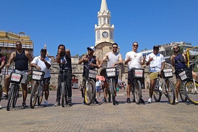 Cartagena by Bike: History, Culture and More Inside the Wall - Walking the colonial streets to the wall viewpoint