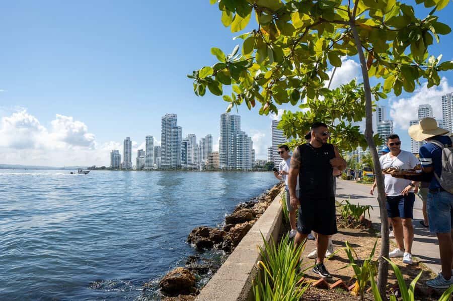 Cartagena: CITY TOUR IN ENGLISH, Old city, Monuments, Castle - Getting Oriented Fast: Bocagrande, Laguito, and the bay drive