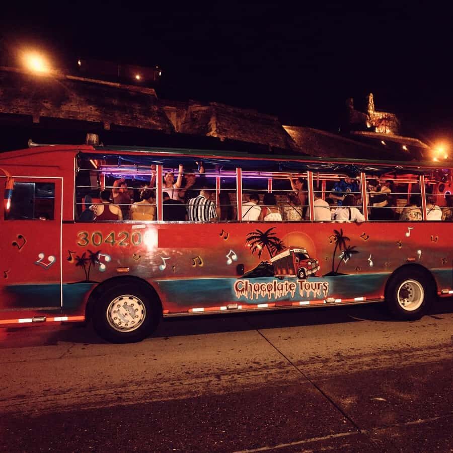 Cartagena: Funny PartyBus with dance floor and good music! - Pickup flow: plan your timing so you don’t miss the music start