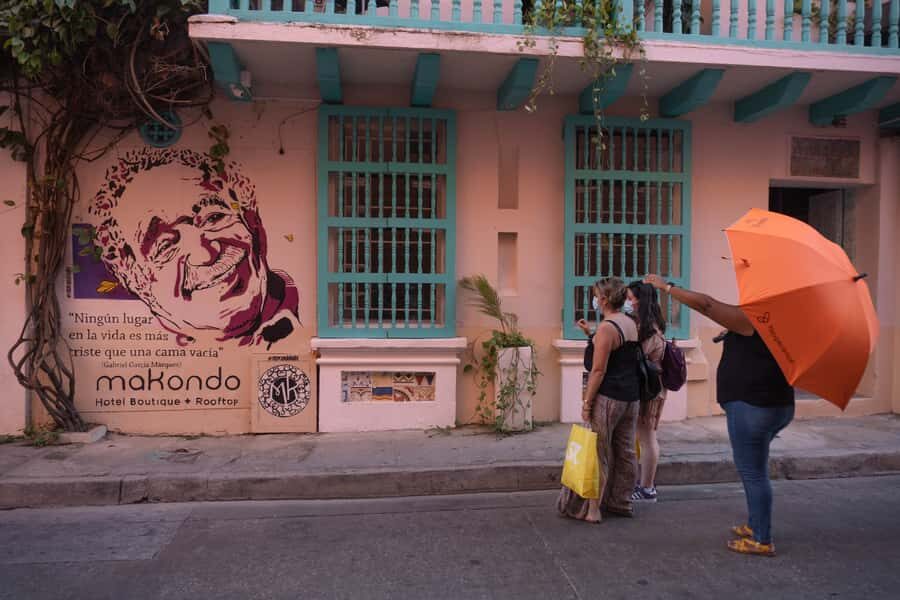 Cartagena: Gabriel García Márquez Private Walking Tour - The Gabo trail in Cartagena starts at the Cervantes monument
