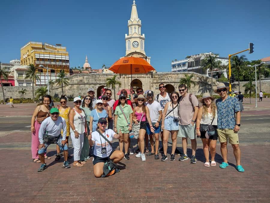 Cartagena: Historic Center and Getsemaní Shared Walking Tour - Sweet-sounding stops: Portal de los dulces and the woman’s role