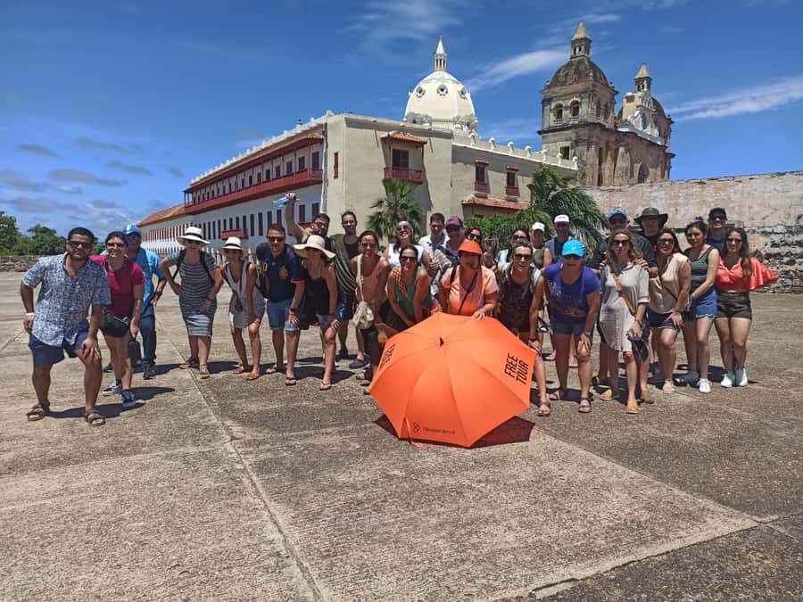 Cartagena: Historic Center and Getsemaní Shared Walking Tour - San Pedro Claver and the “Bay of Souls” defense story at San Ignacio Bastion