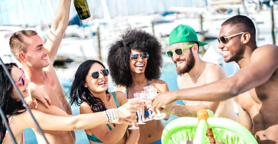 Cartagena: Party Boat to Cholon Beach with 2 Drinks & Lunch - Lunch Choices and the Included Two Drinks