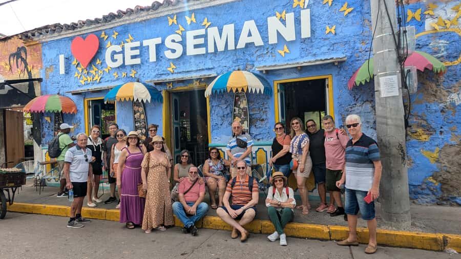 Cartagena: Private City Tour in an Air-Conditioned Vehicle - San Diego neighborhood: the oldest bullring and convent-to-modern links