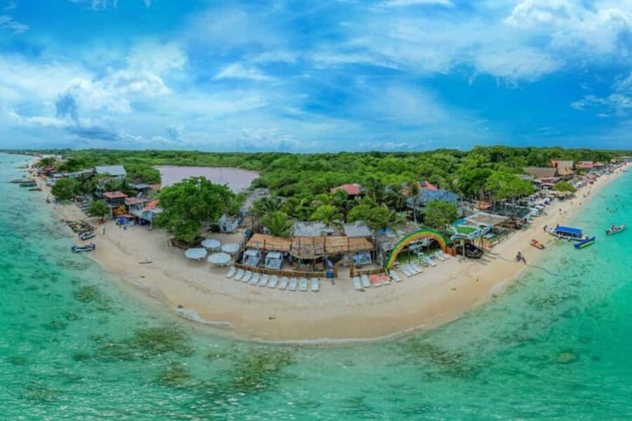 Cartagena: Rosario Islands Day Tour with Snorkel & Lunch - Isla Grande: Encantada Beach Club and the white-sand payoff