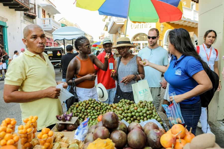 Cartagena: Street Food Walking Tour - Plantain, fruits, and fried food festival stories tied to tradition