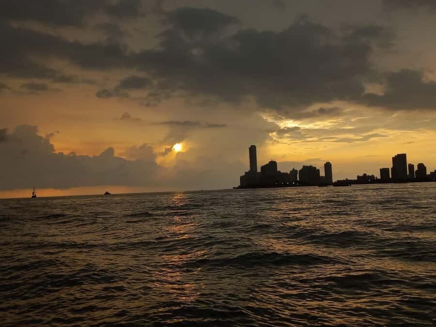 Cartagena: Sunset in boat in the bay with music and liquor - Music, dancing, and the loudness factor you should plan for