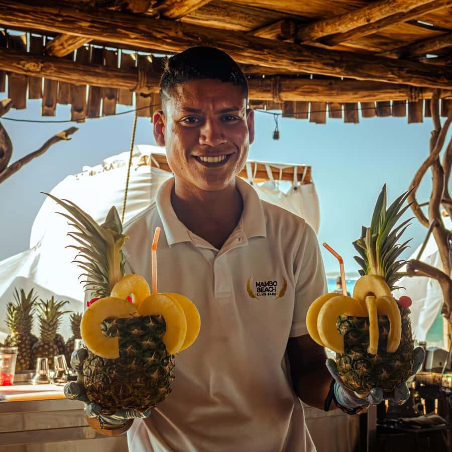 Full day at Isla baru playa blanca in Mambo Beach club - Should You Book Mambo Beach Club at Playa Blanca?