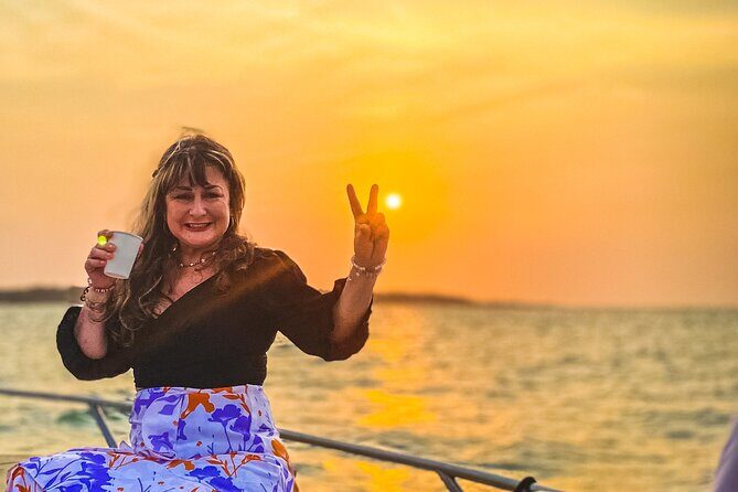 Golden Hours Cartagena : Sunset Boat Ride, Open Bar & Island Party - Tierra Bomba Island beach club: pool time, Balinese beds, and DJ energy