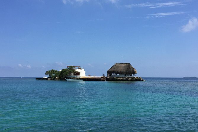 Luxury Private Boat Island Hopping to the Rosario Islands, Baru - Island hop stop #2: the more social area with food options and jet skis