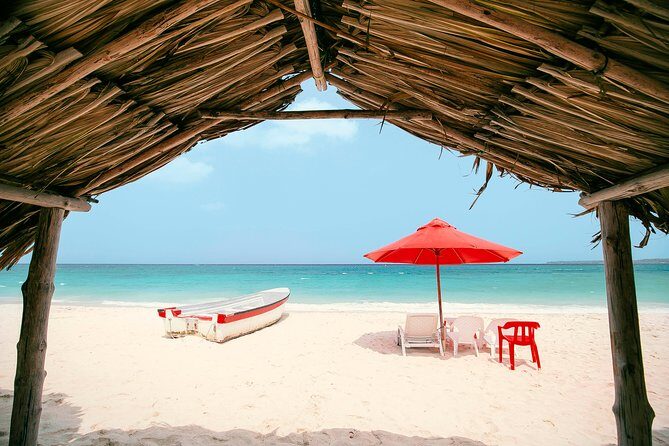 Playa Blanca in Baru Island - Playa Blanca Arrival: Chairs, Umbrellas, and the Semi-Private Feeling