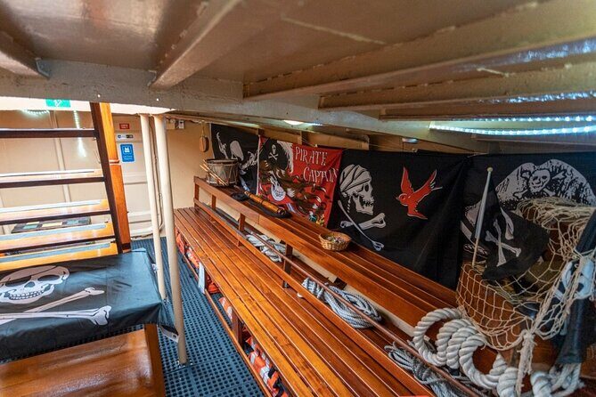 Premium Pirate Beach Adventure, Open sea Rope Swing, Drinks+Lunch - Pirate Ship + Fort + Beach: What the day really feels like