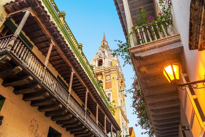 Private Cartagena Walking tour - San Pedro Claver Plaza: moral history in front of beautiful stone