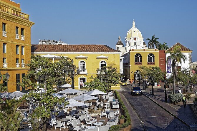 Private Tour Walled City Walking Tour - Plaza de la Aduana: where goods moved to Spain (and beyond)