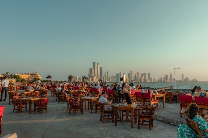 Pub Crawl-Last Call For Alcohol-Cartagena Night Tour (Bar/Club) - Stop 2 rooftop energy: finger foods and a music-forward night