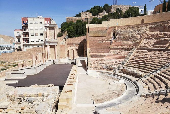 Roman exploration in Cartagena (Spain) - Stop 1: Roman Theatre of Cartagena and the forum district nearby