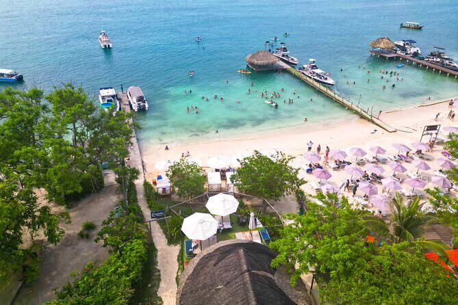 Rosario Beach Cartagena Full Day with Snorkeling - Rosario Beach at Isla Grande: what your day feels like