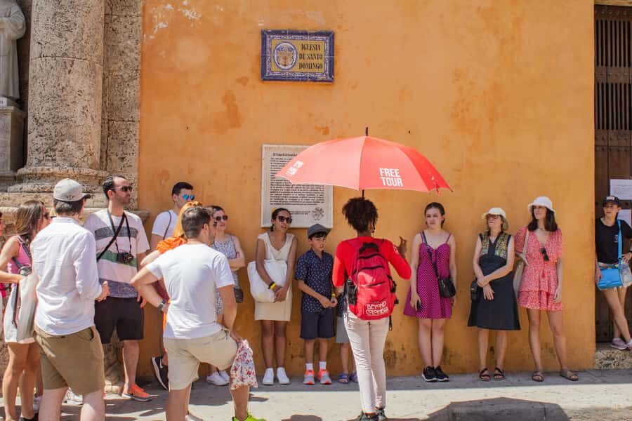 Shared Old Cartagena & Getsemani Tour with Wireless System - San Pedro Claver and the colonial church-meets-street feeling