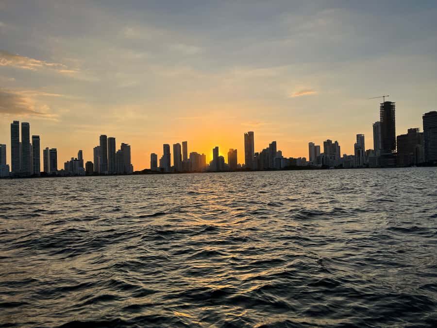 Sunset boat tour open bar and free club entrance Cartagena - The music and dance vibe: onboard DJ energy