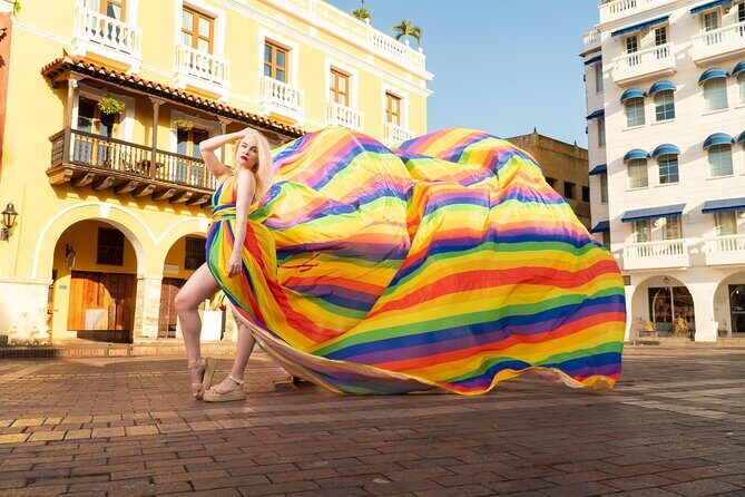 The Original Flying Dress PhotoShoot in Cartagena - Your Photo Locations: Old City, Getsemaní, and Beach Choices
