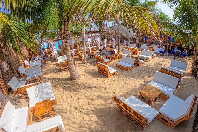 Visit in Cartagena Playa Blanca in Baru Island - Playa Blanca at Club Mambo Beach: what’s included and what costs extra